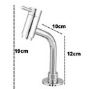 Ver imagem 4 de Torneira Link Lavatório Mesa Luxo 1/4 Volta Metal Bica Movel