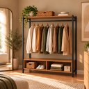 Ver imagem 1 de Closet Milano Organizador Industrial com Cabideiro e Nichos Klm Store