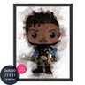Vilão Filme Pantera Negra Erik Killmonger Quadro Decorativo - 1