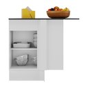 Ver imagem 3 de Balcão Cozinha De Canto 1 Porta Mp2120.891 Branco