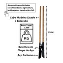 Ver imagem 2 de Cavadeira Articulada Cabo em Madeira Encerado 150cm