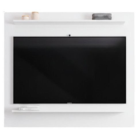 Painel Suspenso para Tv 50 Polegadas Bp Tessa 120 Cm Branco Eratto Moveis