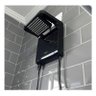 Ducha Chuveiro Acqua Star Preto Fosco 6800 Watts 220 Volts Lorenzetti - 4
