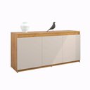 Ver imagem 1 de Buffet Aparador 3 Portas Onix Mel e Off White