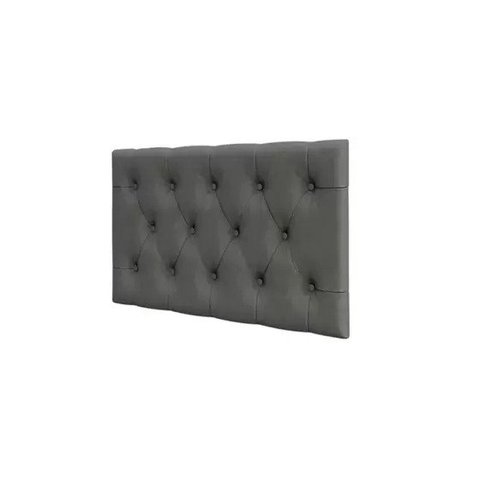 Cabeceira Cama Box Capitonê Solteiro 0,88 Jade:cinza