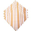 Ver imagem 1 de Kit 4 Guardanapos de Tecido Listrado Natal Dourado 40cmx40cm:dourado/natal