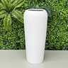 Vaso Decorativo Fibra de Vidro Florida P 65cm Branco Fosco - 2