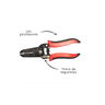 ALICATE DESENCAPADOR E CORTADOR FIOS CABOS 7 EM 1 MULTIFUNCIONAL - 2
