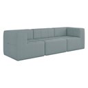 Ver imagem 1 de Sofá Modulado 3 Lugares 231cm Espuma D33 Multimóveis Cr45354 Azul