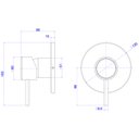 Ver imagem 3 de Acabamento Monocomando Redondo para Chuveiro Deca 4993.c104.chu