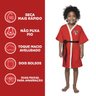 Roupão de Banho Infantil Time Futebol Aveludado Piscina - 2