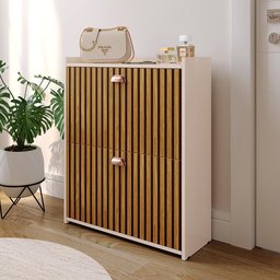 Sapateira Organizadora Pequena Apartamento 12 Pares Calçados Gavetas Basculante Decoração Quarto- - 2