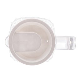 Garrafa de Vidro P/Água C/Alça e Tampa Plástica Branca 500ml Luminarc - 4 Garrafa de Vidro P/Água C/Alça e Tampa Plástica Branca 500ml Luminarc - 4