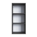 Ver imagem 2 de Armário Organizador para Banheiro Prodecor CP7020 Grafite com Espelho 1 Porta e 2 Prateleiras