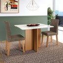 Ver imagem 1 de Mesa de Jantar 2 Lugares Florida 10083.6 Tecido Cacau - Indekes