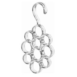 Cabide Organizador Porta Gravata Cinto Lencos Gancho Multiuso 10 Espacos Cachecol - 1