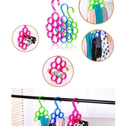 Cabide Organizador Porta Gravata Cinto Lencos Gancho Multiuso 10 Espacos Cachecol - 4