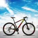 Ver imagem 2 de Bicicleta Aro 29 Quadro 19 Alumínio 27v Freio Disco Hidráulico Z3-20 Preto/Amarelo/Vermelho - Dropp