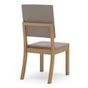 Ver imagem 4 de Cadeira para Mesa de Jantar Ambiente Milla Kit 2 Peças Nature Marrom Amêndoa - Henn