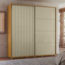 Ver imagem 1 de Guarda Roupa Monet 2 Portas de Correr 4 Gavetas Cumaru Opala Madetec