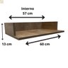Suporte para Impressoa de Parede Home Office Amadeirada Mdf - 3