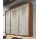Ver imagem 1 de Guarda Roupa Casal 3 Portas 8 Gavetas Diamond Móveis Novo Horizonte - Cumaru Fendi