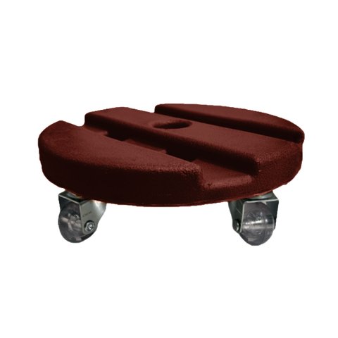 Prato Suporte com Rodizios Redondo para Vasos e Utensílios 23 cm BGPLASTICOS V2423 VINHO BORDO 021