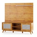 Ver imagem 2 de Estante para TV e Home Theater até 65 Polegadas 180,5CMX180CM 2 Portas 2 Prateleiras Orion