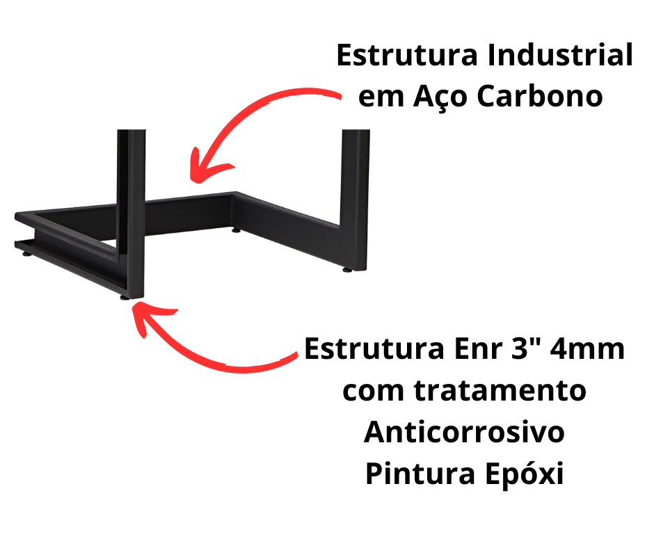 Poltrona Cadeira Detroit Couríssimo Facto Telha Estrutura Preto Fosco - 6