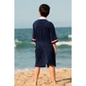 Roupão Infantil Atoalhado Natação - Ref 940 Azul Marinho - 6 - 3