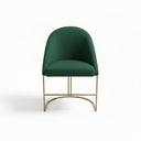 Ver imagem 2 de Cadeira Poltrona Estofada Decorativa Lua Premium:verde