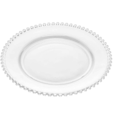 Jogo de Pratos Rasos 28cm de Cristal 20 Peças Linha Pearl Wo