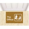 Tapete Capacho Divertido The Office o Escritório Decorativo.:ouro/60x40 Cm. - 1
