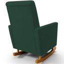 Ver imagem 7 de Poltrona de Amamentação com Balanço Ravena W01 Suede Verde - Lyam Decor