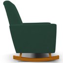 Ver imagem 6 de Poltrona de Amamentação com Balanço Ravena W01 Suede Verde - Lyam Decor