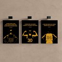 Ver imagem 2 de Kit 3 Quadro Decorativo Motivacional Basquete Jogador Quarto Qualidade Premium Moderno 28x20cm