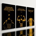 Ver imagem 1 de Kit 3 Quadro Decorativo Motivacional Basquete Jogador Quarto Qualidade Premium Moderno 28x20cm