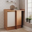 Ver imagem 2 de Balcão Canto Reto 1 Porta com Tampo Aroeira CabeCasa MadeiraOriginals