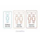 Ver imagem 7 de Cama Box Baú Queen + Colchão Anatômico Kappesberg D28 Onix + Base Crc Corano White