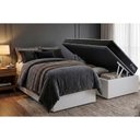 Ver imagem 2 de Cama Box Baú Queen + Colchão Anatômico Kappesberg D28 Onix + Base Crc Corano White