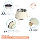 Ver imagem 3 de KIT PET COM COMEDOURO OU BEBEDOURO E JOGO AMERICANO - 3PÇS