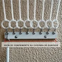 Ver imagem 7 de Varal De Teto Individual 165cm x 10 Varetas - Em Alumínio Branco