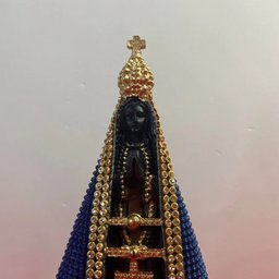 Imagem Resina Nacional Nossa Senhora Aparecida 15cm Strass - 2