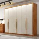 Ver imagem 4 de Guarda Roupa Casal Livorno 6 Portas 4 Gavetas Cinamomo Fendi - Novo Horizonte