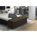 Ver imagem 2 de Calçadeira Baú Raissa 158 cm Suede Marrom Escuro