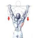 Ver imagem 3 de Barra Fixa de Parede Pegada Mistapara Calistenia Treino Musculação Triceps em Casa