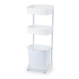 Conjunto para Lavanderia Viena Triplo Branco - 1