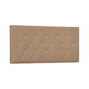Ver imagem 1 de Painel de Cama 160cm Paris Suede Bege - Lucadi Home