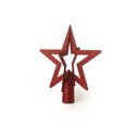 Ver imagem 1 de Ponteira Estrela 3d para Árvore de Natal 20x17cm Vermelho
