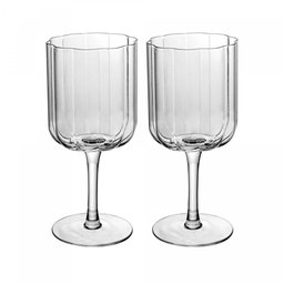 Conjunto 2 Taças para Vinho de Vidro Lotus 350ml - Wolff - 1